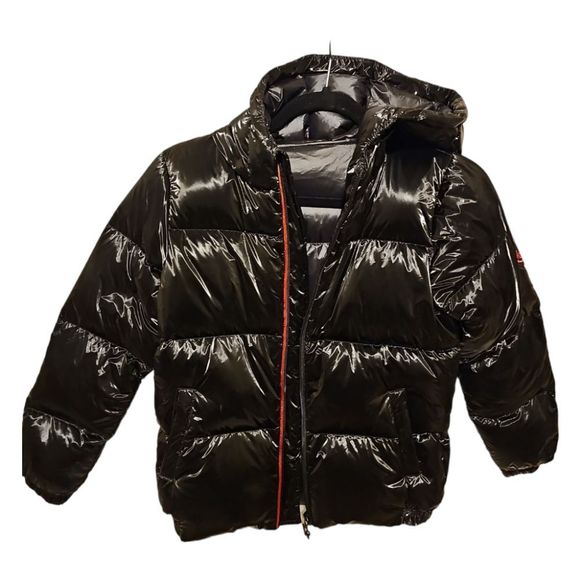 SOLD!! MONCLER Girl's Black Puffer Jacket - Size 5 - Picture 1 of 12